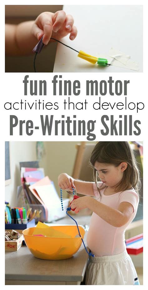 Fine Motor Activities That Develop Pre Writing Skills Artofit