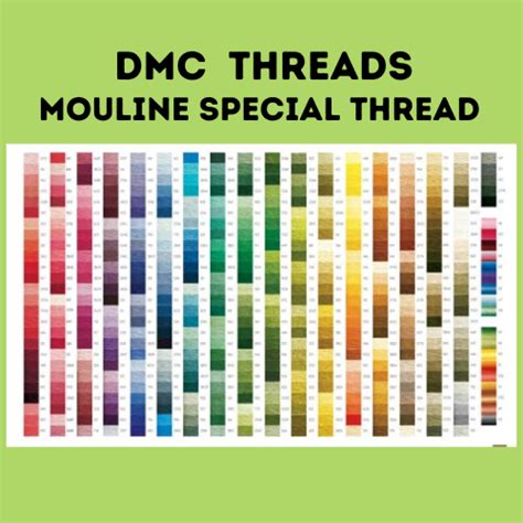 DMC mixed-variegated threads 6 strands 8 metres per skein