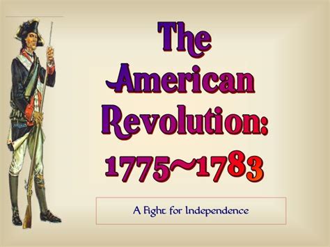 Ppt The American Revolution Powerpoint Presentation Free