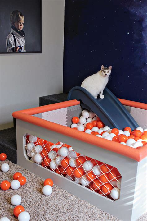 DIY Ball Pit with Slide – Gray House Studio