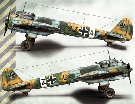 Asisbiz Article About Art Modelwork Junkers Ju 88A4 Stab II KG77 3Z AC