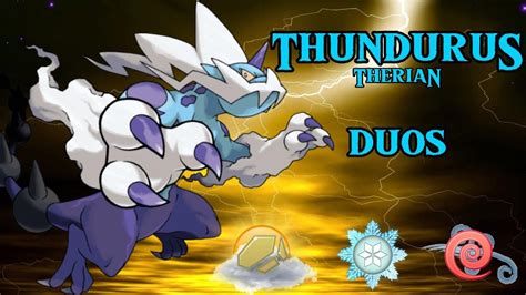 Thundurus Duo Raid X All Effective Typings All Movesets Pokemongo