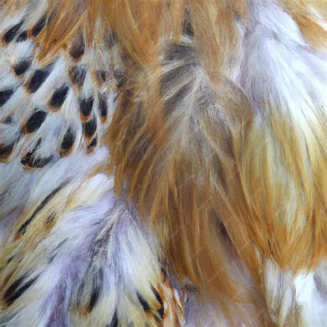 Premium Photo | A close up of a chicken with feathers that have black ...