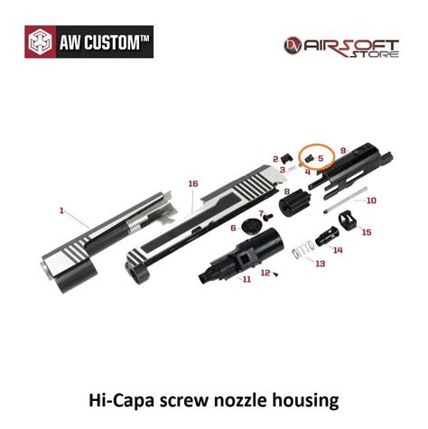 Hi Capa Screw Nozzle Housing Airsoft Store