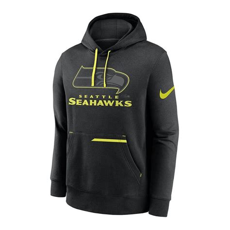 Nike Mens Seattle Seahawks Volt Hoody Black