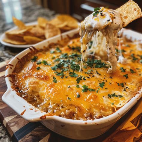 Cheesy Baked Cowboy Dip - Bocados Sabrosos