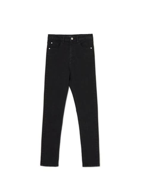 Crne Farmerke Skinny Sa Visokim Strukom Boja CRNO CROPP 1610S 99J