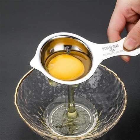 Egg Separator Egg Yolk White Filter Egg Divider Stainless Steel Egg