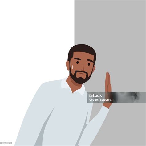 Молодой Человек Подслушивает Ухо Рука Слушает Подслушивает Шпионит За ...