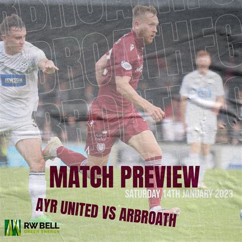 Ayr United Vs Arbroath Match Preview Arbroath FC