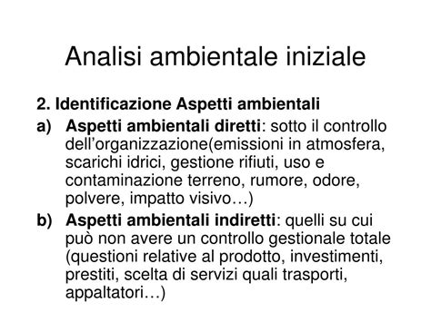 PPT Sistemi Di Gestione Ambientale PowerPoint Presentation Free