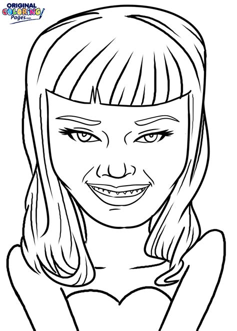 Katy Perry Coloring Pages At Free Printable