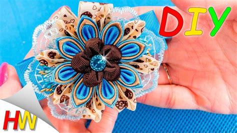 Diy Scrunchy With Kanzashi