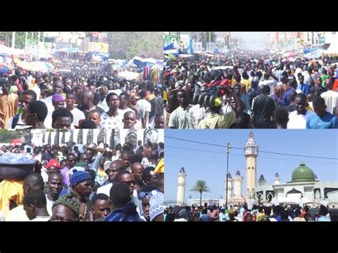 Magal 2022 la grande mosquée de Touba accueille une foule immense du