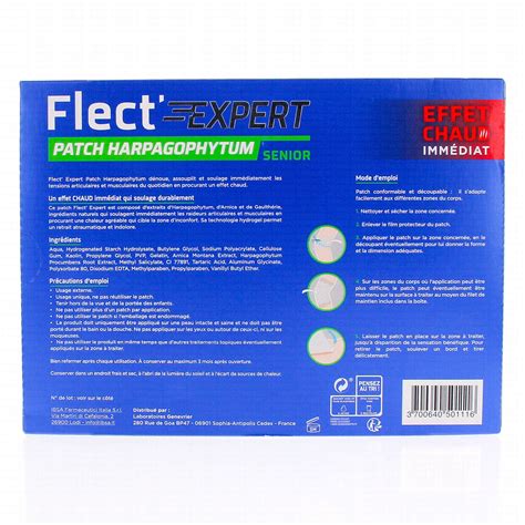 Flect Expert Patch Harpagophytum Effet Chaud X Cm X Parapharmacie