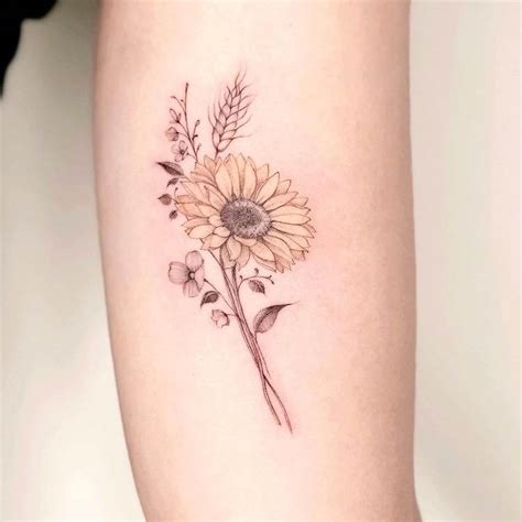 Feminine Sunflower Tattoo Designs Myanmar News Feed