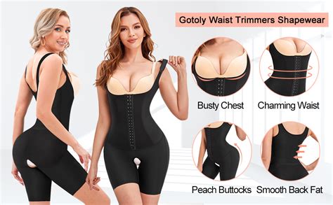 Gotoly Damen Shapewear Bauchweg Stark Formend Bodys Taillenformer