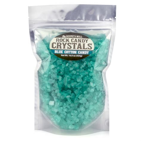 Blue/Cotton Candy-Rock Candy Crystals-1 Pound Bag | Boone's Mill Store