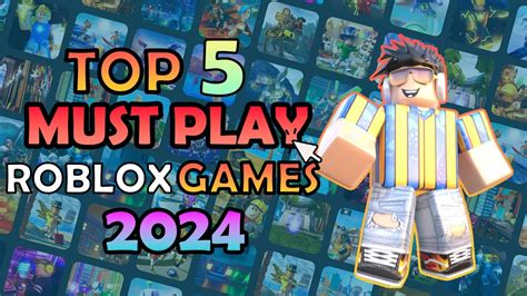 Top 5 Roblox Games In 2024 Youtube