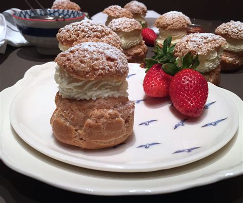 Strawberry Choux Buns Patisserie Makes Perfect