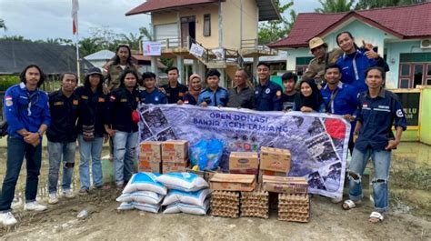 Organisasi Mahasiswa Unimal Salurkan Bantuan Kepada Korban Banjir Aceh