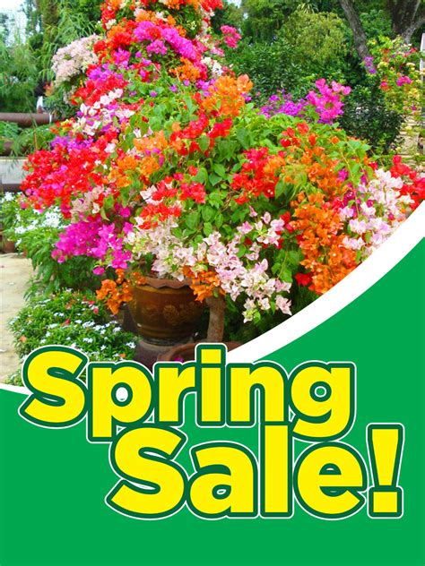 Spring Sale Florist Flower Business Retail Display Sign 18w X 24h