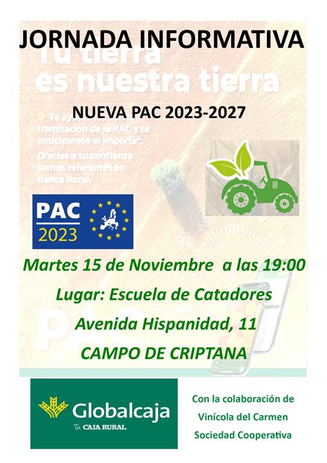 Jornada informativa sobre la nueva PAC 2023 2027 Vinícola del Carmen