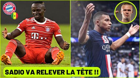 SADIO MANÉ EN DIFFICULTÉ AU BAYERN MBAPPÉ EST MEILLEUR QUE