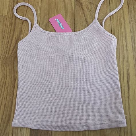 Edikted Size Xs Baby Pink Tank Top Brand New With Depop