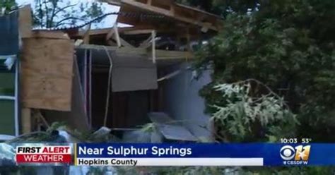 Twister Tosses Homes Like Matchsticks Near Sulfur Springs Cbs Texas