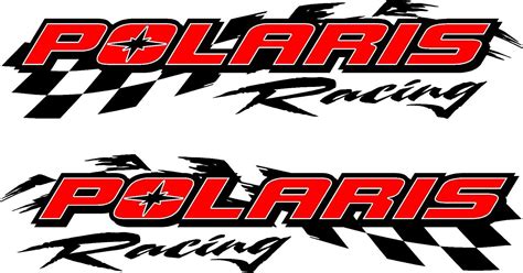 Polaris Racing Checker Snowmobile Sticker Decal Set X Ebay