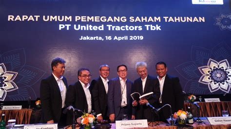 United Tractors Tebar Dividen Rp4 5 Triliun Dari Laba Bersih 2018