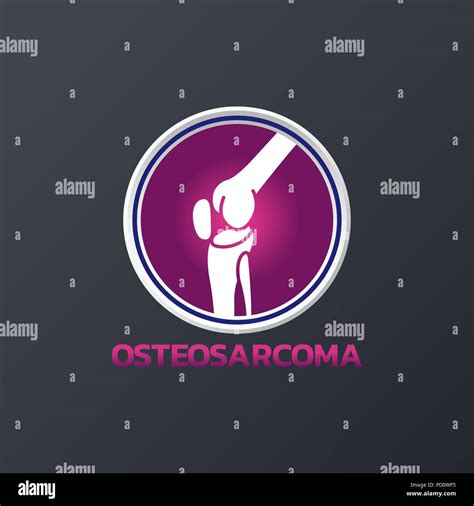 Osteosarcoma Medical Icons Vector Illustration Stock Vector Image