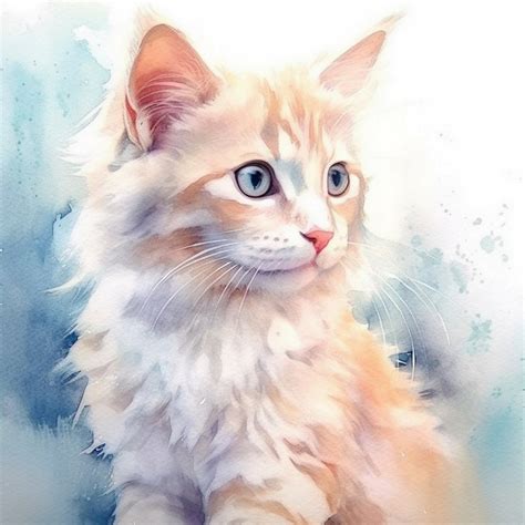 Aquarell Katze Kunst Digitale Kostenloses Bild Auf Pixabay Pixabay