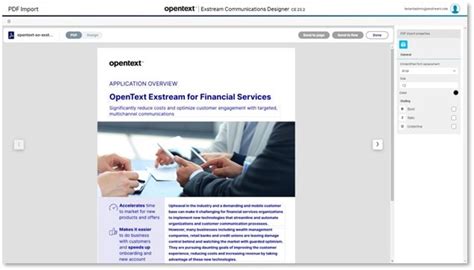 What S New In Opentext Exstream Opentext Blogs