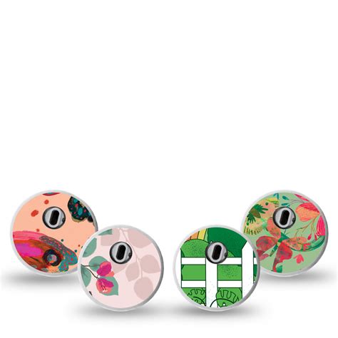 ExpressionMed Secret Garden Variety Pack Libre 3 Transmitter Sticker