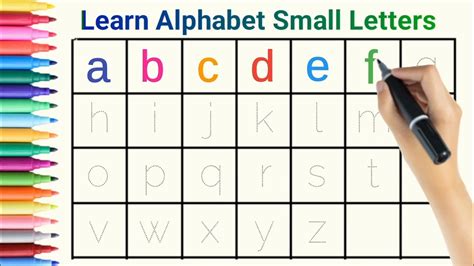 small letter abc writing  ikg students abcd small letter writing