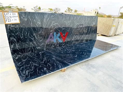 Akv Marqino Black Granite Form Cutter Slabs Thickness Mm At Rs