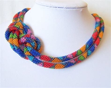 Colorful Bead Crochet Jewelry By Lutita The Beading Gem