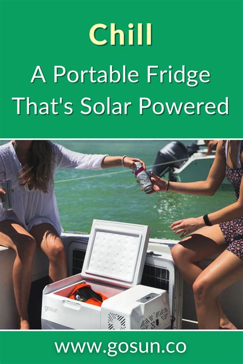 Chill The Best Portable Fridge Thats Solar Powered Cooler Solar