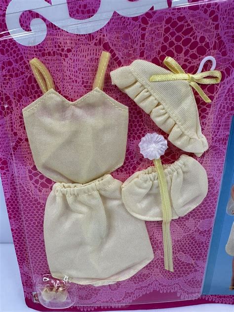 Vintage Barbie Fancy Frills Lingerie Clothing Set Ebay