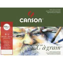 Canson pochette papier dessin C à Grain 220g