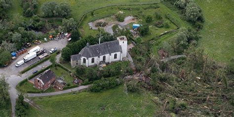 Tornados In Nrw Luftbilder Zeigen Ausma Der Zerst Rung