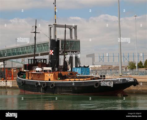 Steam Tug Boat Challenge Berthed In Southampton Hampshire England Uk