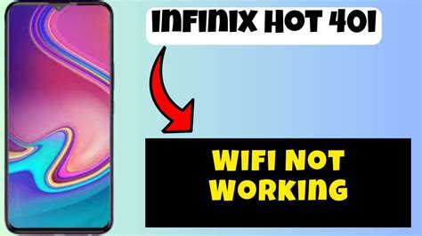 Wifi Not Working Infinix Hot I How To Solve Wifi Problems Wifi