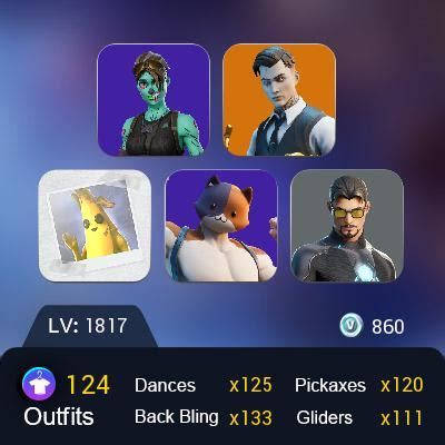 FULL ACCESS IKONIK Fortnite Account With OG Ikonik 50 1000