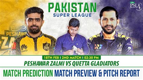 QTG Vs PSZ PSL 2024 2nd Match Prediction Quetta Gladiators Vs