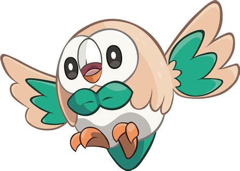 Rowlet Pokemon Png Background Clip Art Png Play