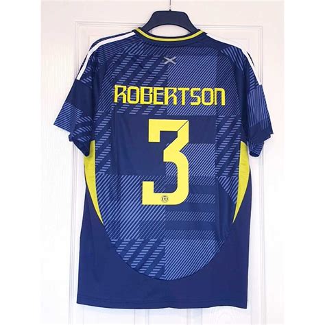 Jual Jersey Baju Bola Skotlandia Home Nameset Official Shopee