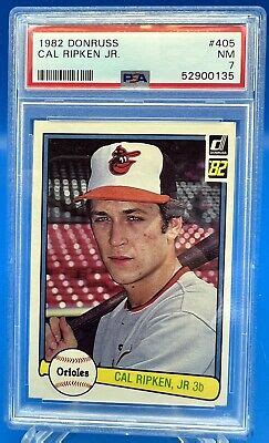 Donruss Cal Ripken Jr Rookie Rc Psa Baltimore Orioles Hof